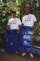 Mike and Dave - 1998 Beaver Island Race Champs