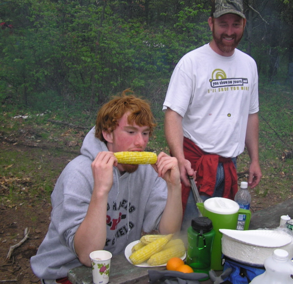 Doug Irwin Eating Corn