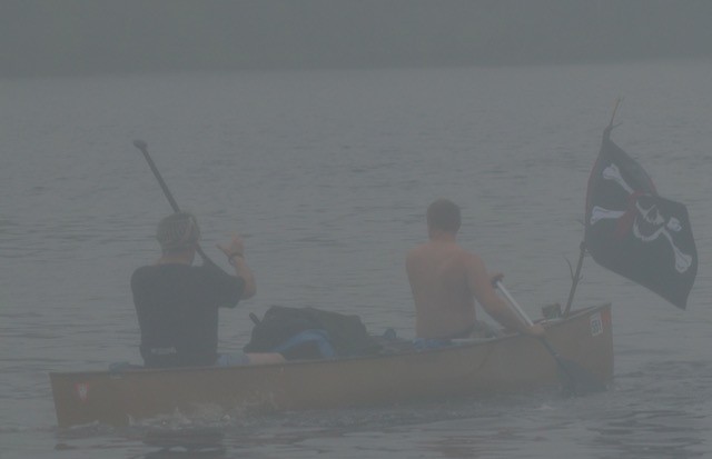In the Fog on Pike Lake