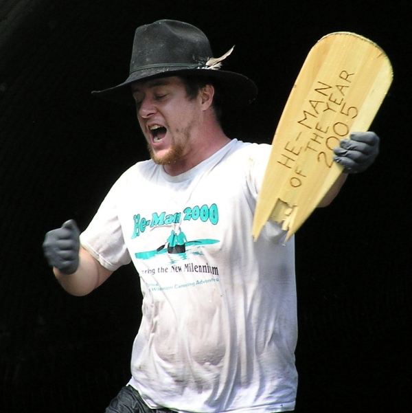 Kenny with Broke Paddle
